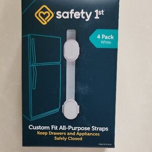 COPY - Safety 1st White All-Purpose Straps 4 Pack